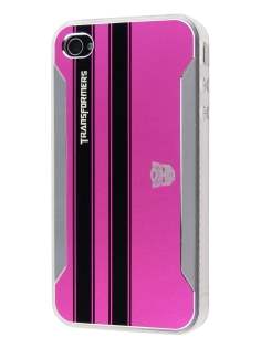 Transformers Print Case for iPhone 4 only - Hot Pink Hard Case