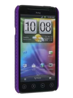 HTC EVO 3D Slim Mesh Case - Purple