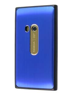 Brushed Aluminium Case for Nokia N9 - Ocean Blue