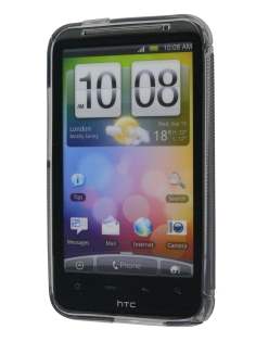 Wave Case for HTC Desire HD - Frosted Grey