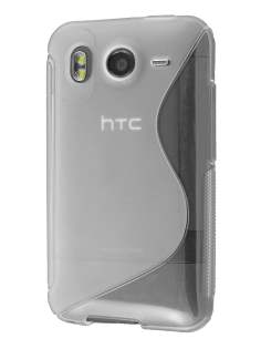 Wave Case for HTC Desire HD - Frosted Clear