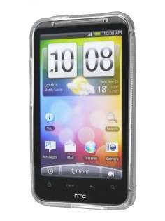 Wave Case for HTC Desire HD - Frosted Clear