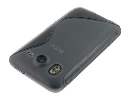 Wave Case for HTC Desire HD - Frosted Grey