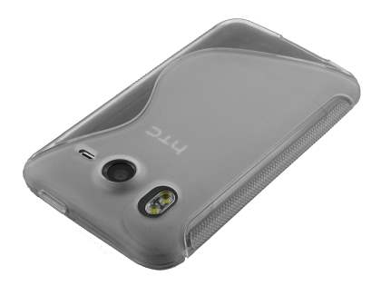 Wave Case for HTC Desire HD - Frosted Clear