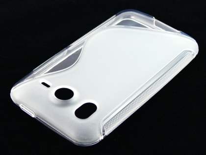 Wave Case for HTC Desire HD - Frosted Clear