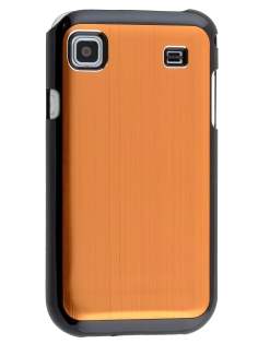 Brushed Aluminium Case for Samsung Galaxy S - Bronze Hard Case