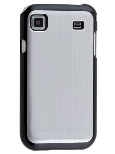 Brushed Aluminium Case for Samsung Galaxy S - Silver Hard Case