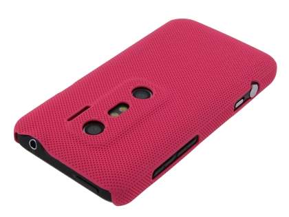 HTC EVO 3D Micro Mesh Case - Cerise Pink