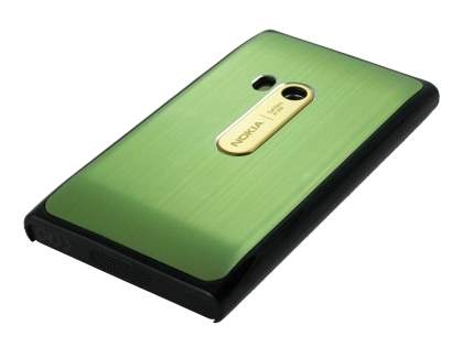 Brushed Aluminium Case for Nokia N9 - Lime Green
