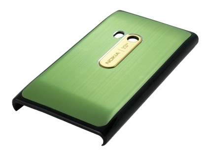 Brushed Aluminium Case for Nokia N9 - Lime Green