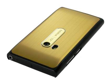 Brushed Aluminium Case for Nokia N9 - Gold
