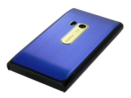 Brushed Aluminium Case for Nokia N9 - Ocean Blue