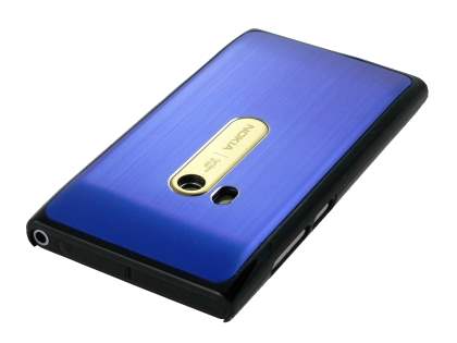 Brushed Aluminium Case for Nokia N9 - Ocean Blue