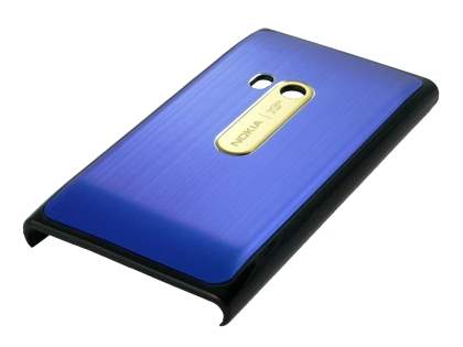 Brushed Aluminium Case for Nokia N9 - Ocean Blue