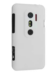 HTC EVO 3D UltraTough Rubberised Slim Case - White HTC EVO 3D UltraTough Rubberised Slim Case - White