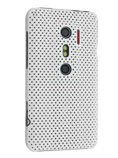 HTC EVO 3D Slim Mesh Case - White HTC EVO 3D Slim Mesh Case - White