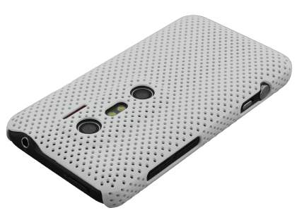 HTC EVO 3D Slim Mesh Case - White