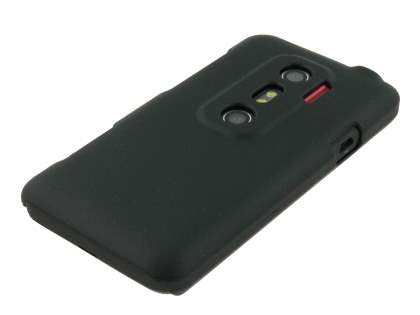 HTC EVO 3D UltraTough Rubberised Slim Case - Black
