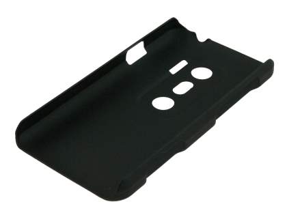 HTC EVO 3D UltraTough Rubberised Slim Case - Black