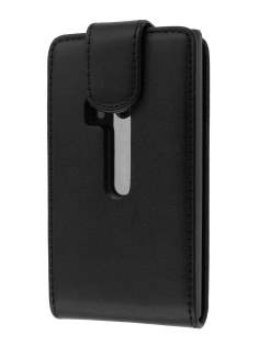 Synthetic Leather Flip Case for Nokia N9 - Black