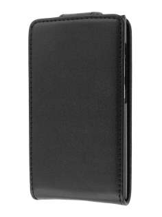Synthetic Leather Flip Case for Nokia N9 - Black