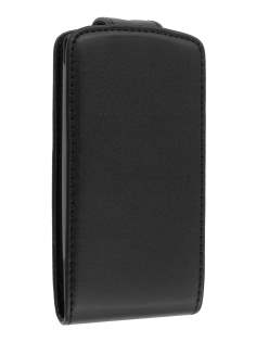 Synthetic Leather Flip Case for Sony Ericsson Xperia neo - Black