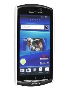 Slim Mesh Case for Sony Ericsson Xperia neo - White