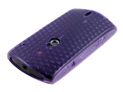 TPU Gel Case for Sony Ericsson Xperia neo - Diamond Purple