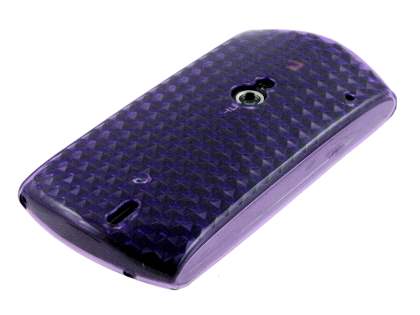 TPU Gel Case for Sony Ericsson Xperia neo - Diamond Purple