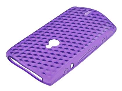TPU Gel Case for Sony Ericsson Xperia neo - Diamond Purple