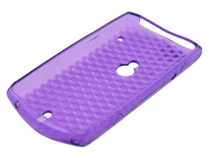TPU Gel Case for Sony Ericsson Xperia neo - Diamond Purple