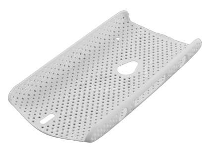 Slim Mesh Case for Sony Ericsson Xperia neo - White