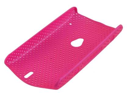 Slim Mesh Case for Sony Ericsson Xperia neo - Hot Pink