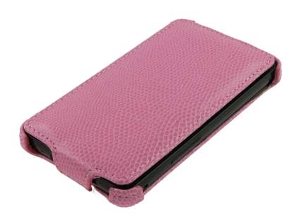 Synthetic Leather Flip Case for Samsung I9100 Galaxy S2 - Baby Pink