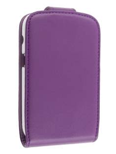 Synthetic Leather Flip Case for BlackBerry Bold 9900 - Purple