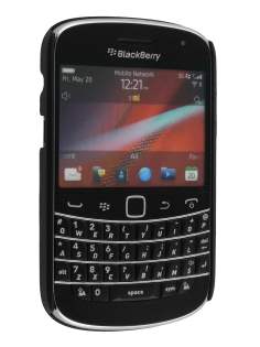 BlackBerry Bold 9900 UltraTough Rubberised Slim Case - Classic Black