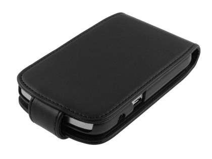 Synthetic Leather Flip Case for BlackBerry Bold 9900 - Black