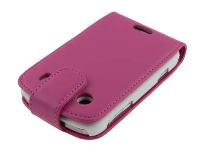 Synthetic Leather Flip Case for BlackBerry Bold 9900 - Pink