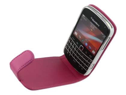 Synthetic Leather Flip Case for BlackBerry Bold 9900 - Pink