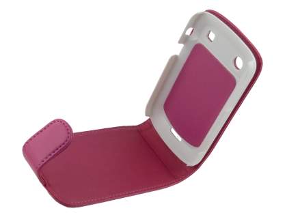 Synthetic Leather Flip Case for BlackBerry Bold 9900 - Pink