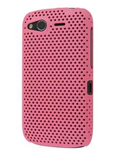 HTC Desire S Slim Mesh Case - Baby Pink
