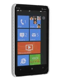 HTC HD7 Slim Mesh Case - White