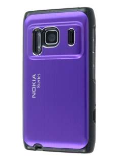 Brushed Aluminium Case for Nokia N8 - Grape Purple