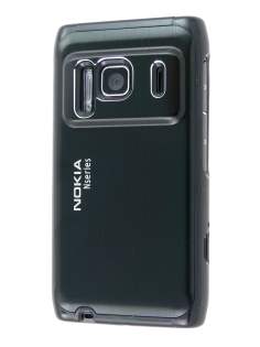Brushed Aluminium Case for Nokia N8 - Night Black