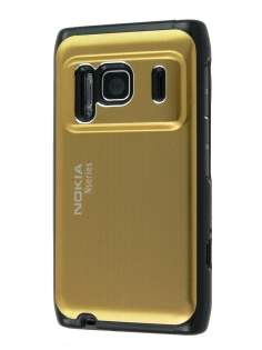 Brushed Aluminium Case for Nokia N8 - Gold