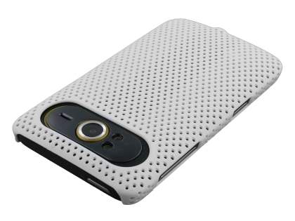 HTC HD7 Slim Mesh Case - White