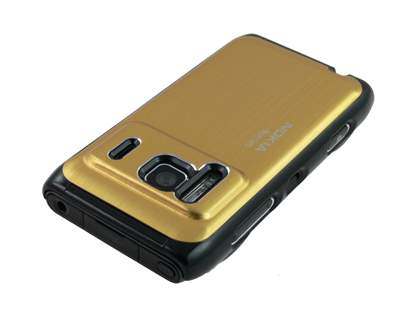 Brushed Aluminium Case for Nokia N8 - Gold