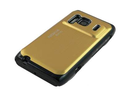 Brushed Aluminium Case for Nokia N8 - Gold