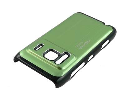 Brushed Aluminium Case for Nokia N8 - Lime Green