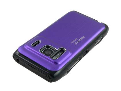 Brushed Aluminium Case for Nokia N8 - Grape Purple